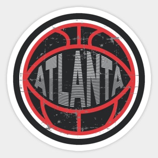 Atlanta Basketball 2 Sticker